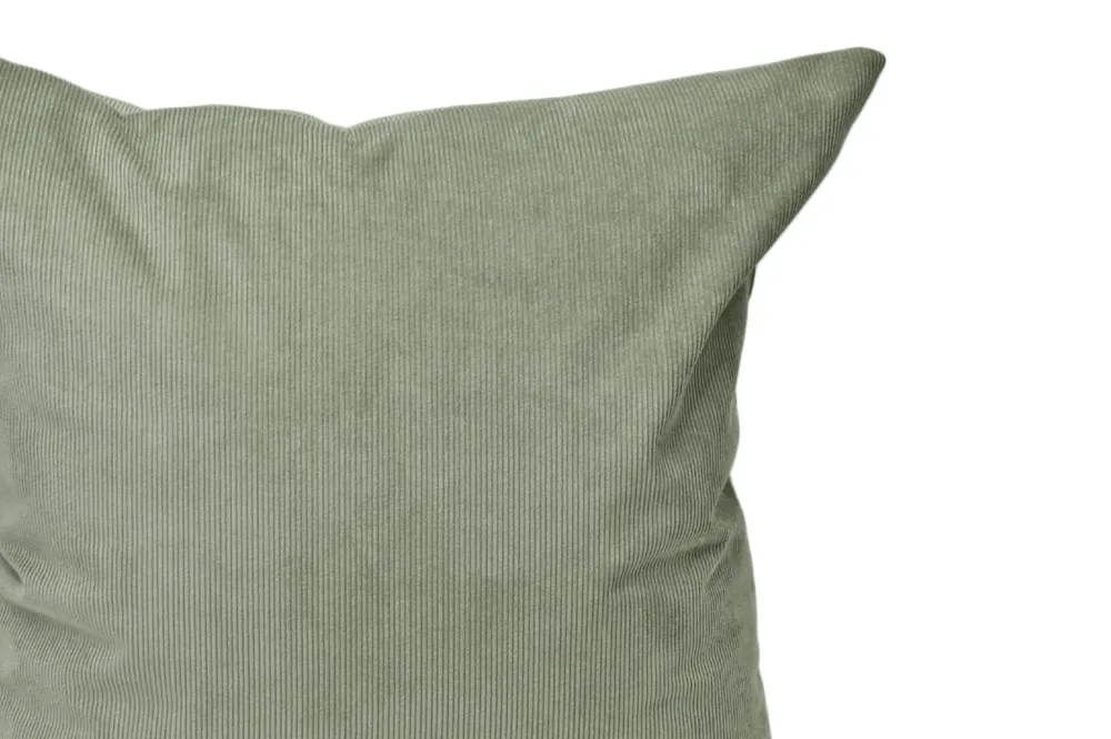Housse de coussin velours côtelé feuille Canadian Down & Feather Company