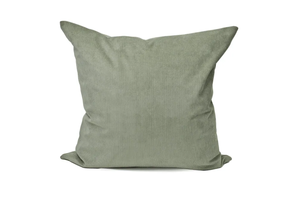 Housse de coussin velours côtelé feuille Canadian Down & Feather Company