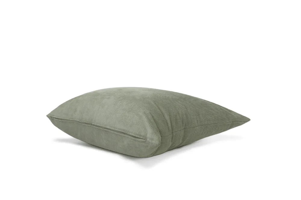 Housse de coussin velours côtelé feuille Canadian Down & Feather Company