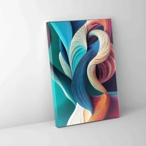 Canvas Abstract mix color-wall art