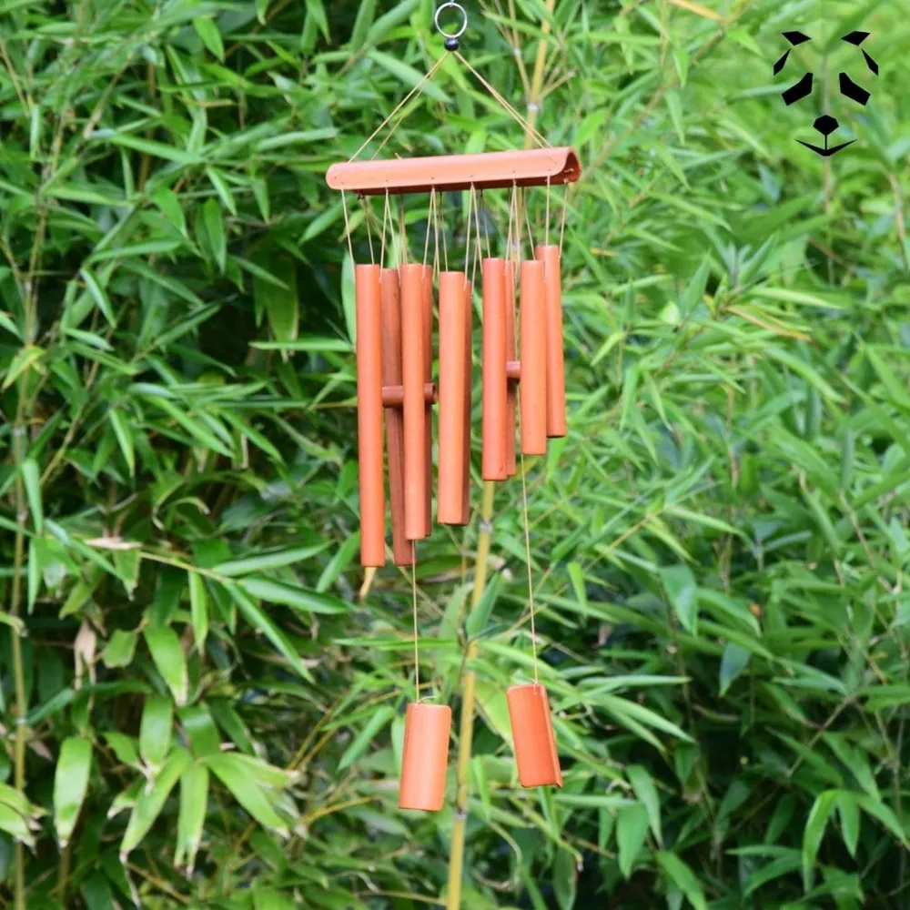 Carillon en bambou | Couleur Bouddhiste