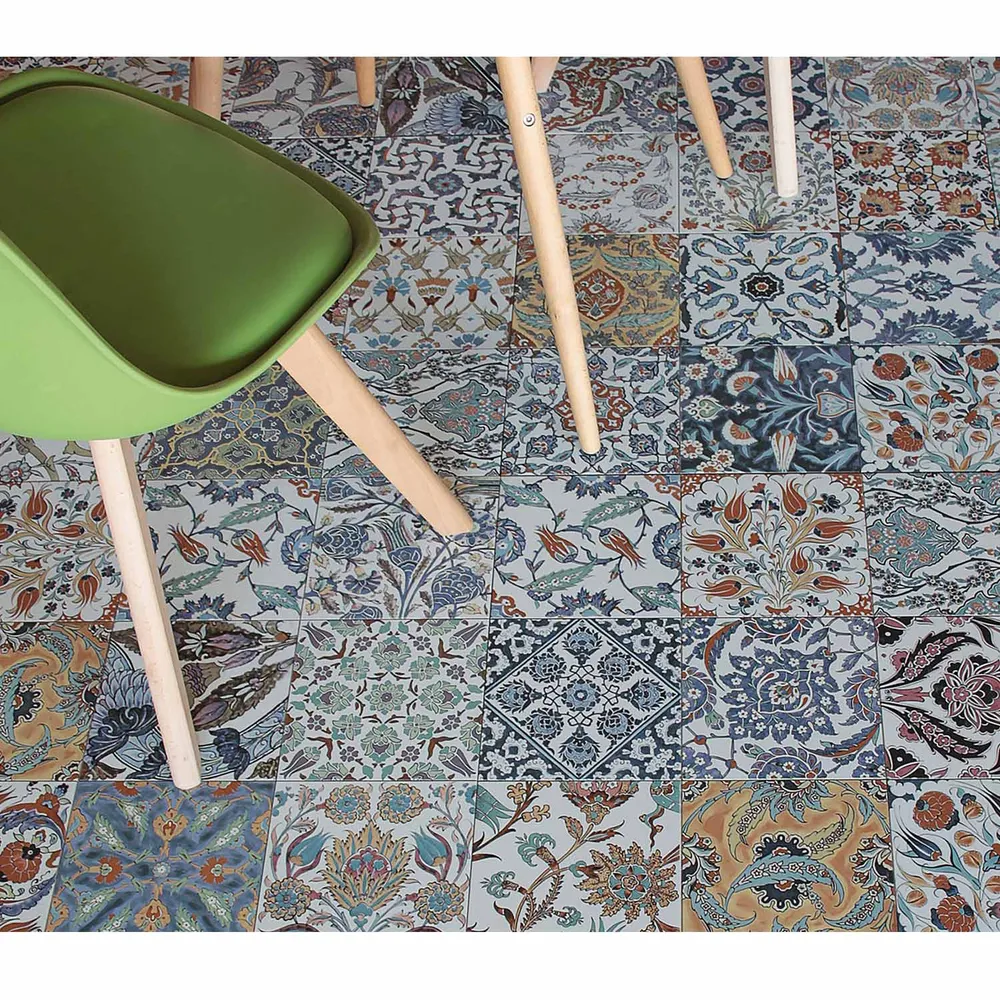 Carrelage Mural Patchwork Oriental – 59,2x20cm Mat