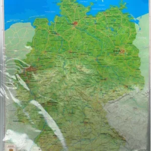Carte en relief - Allemagne - 42 x 31 cm | Relief Editions