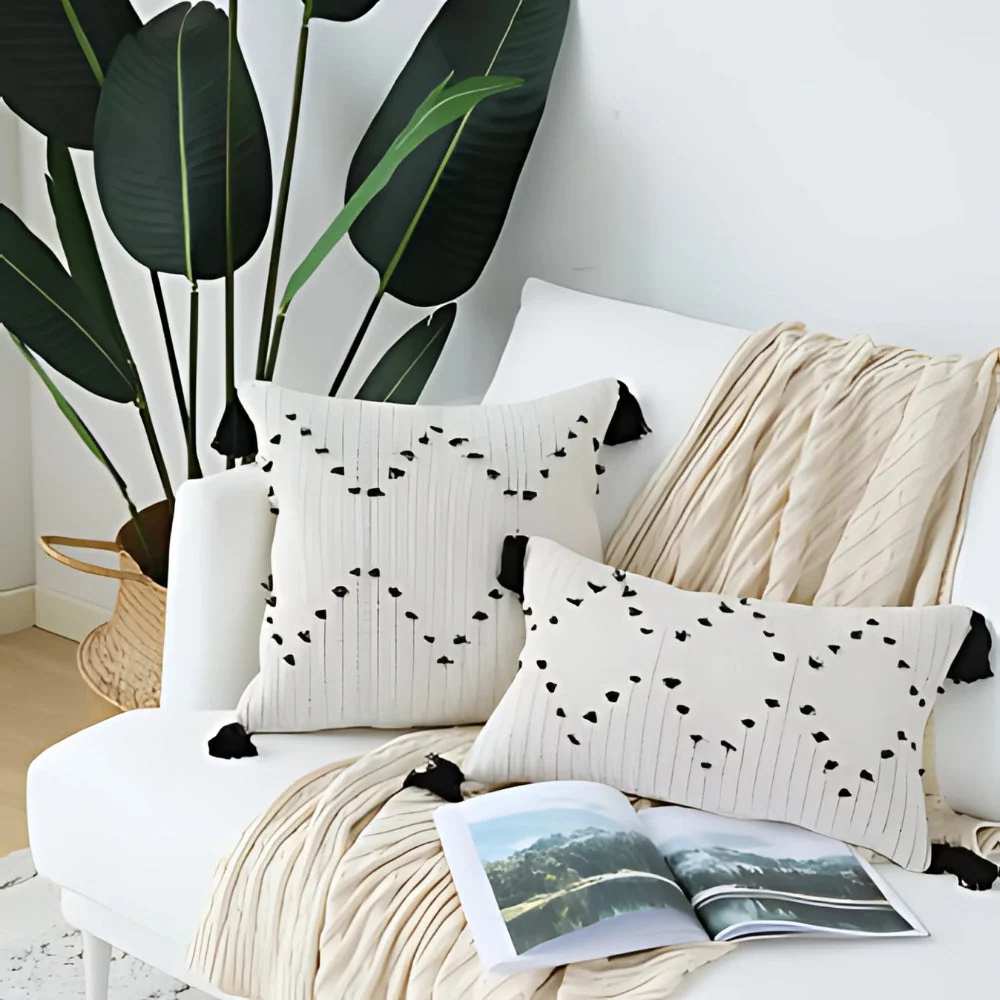 Housse de coussin chic marocaine Casa & Beyond