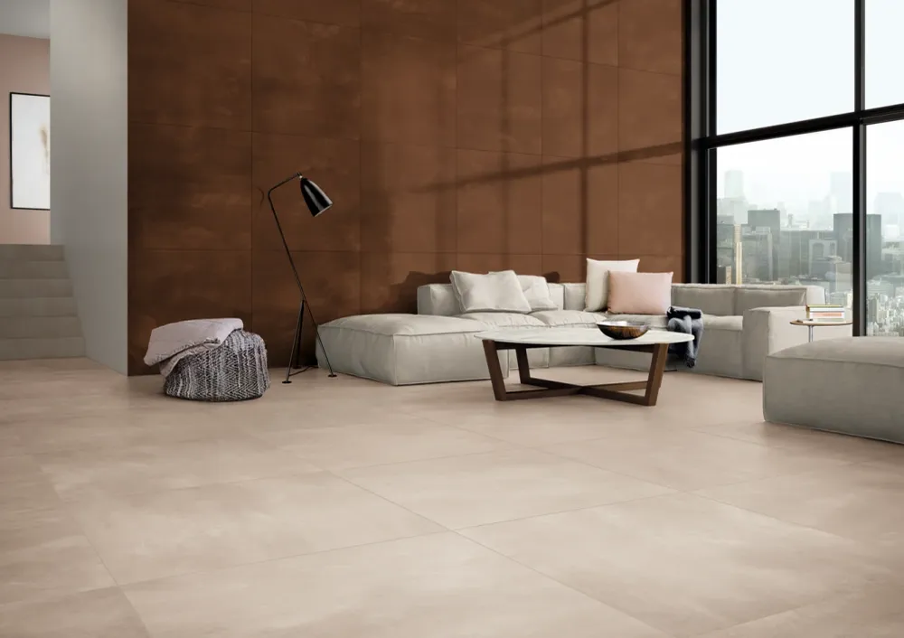 Carrelage Effet Béton Ciré - Steeltech Corten Casalgrande Padana