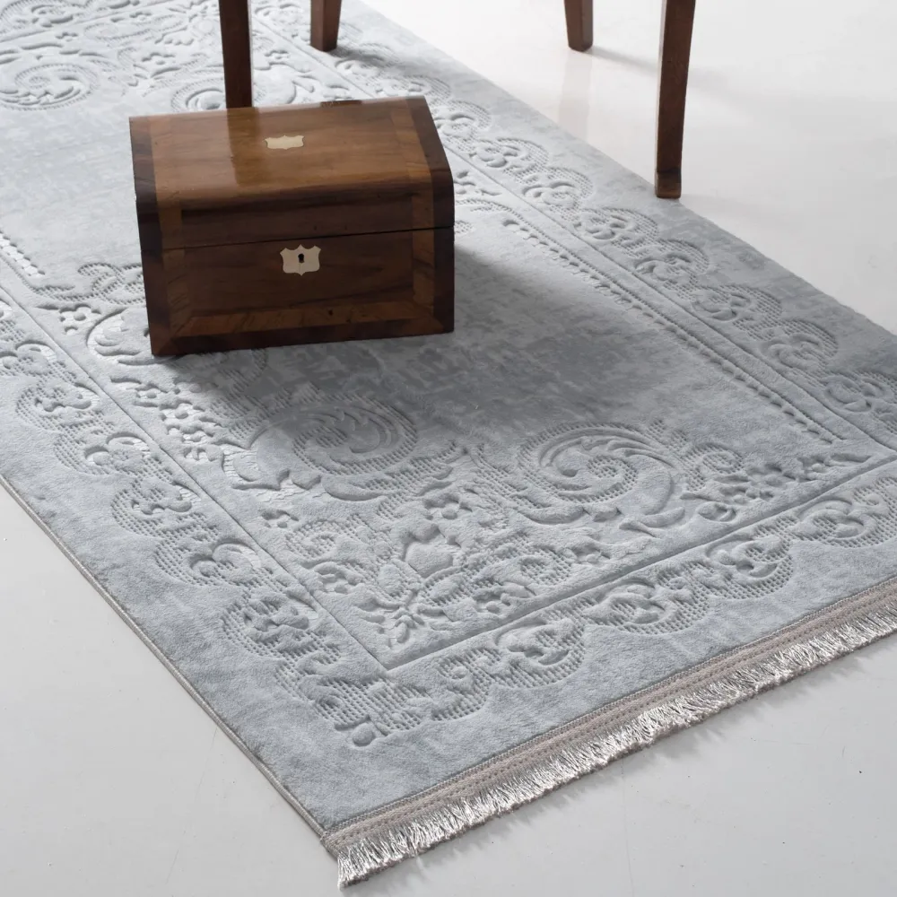 Tapis Romance Argenté Gaufré ΑΝΕΜΟΣ
