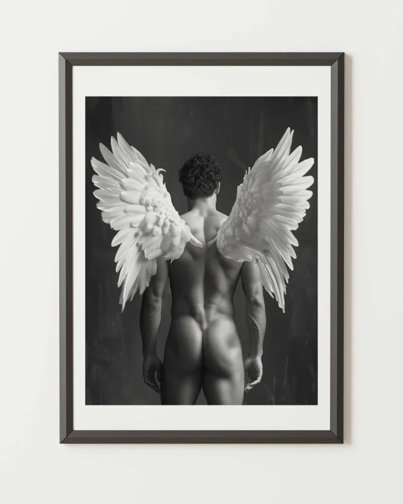 Affiche Ange Énigmatique CEBO Galerie
