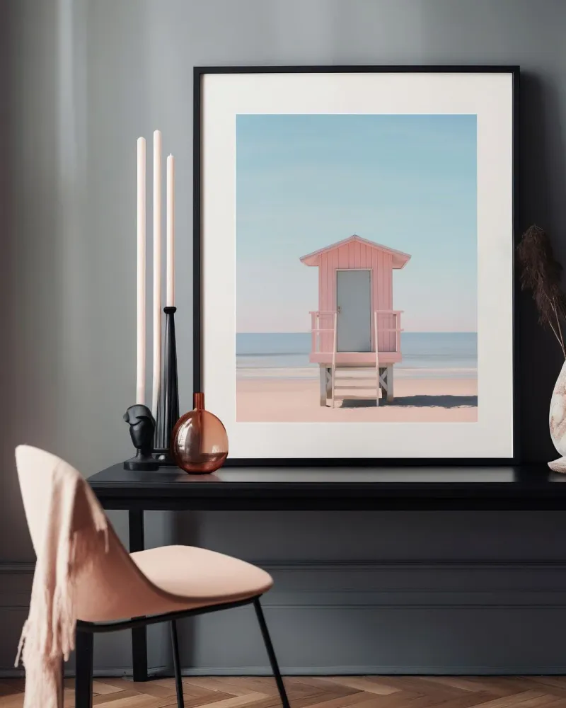 Affiche La Cabane Rose CEBO Galerie