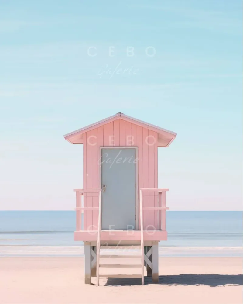Affiche La Cabane Rose CEBO Galerie