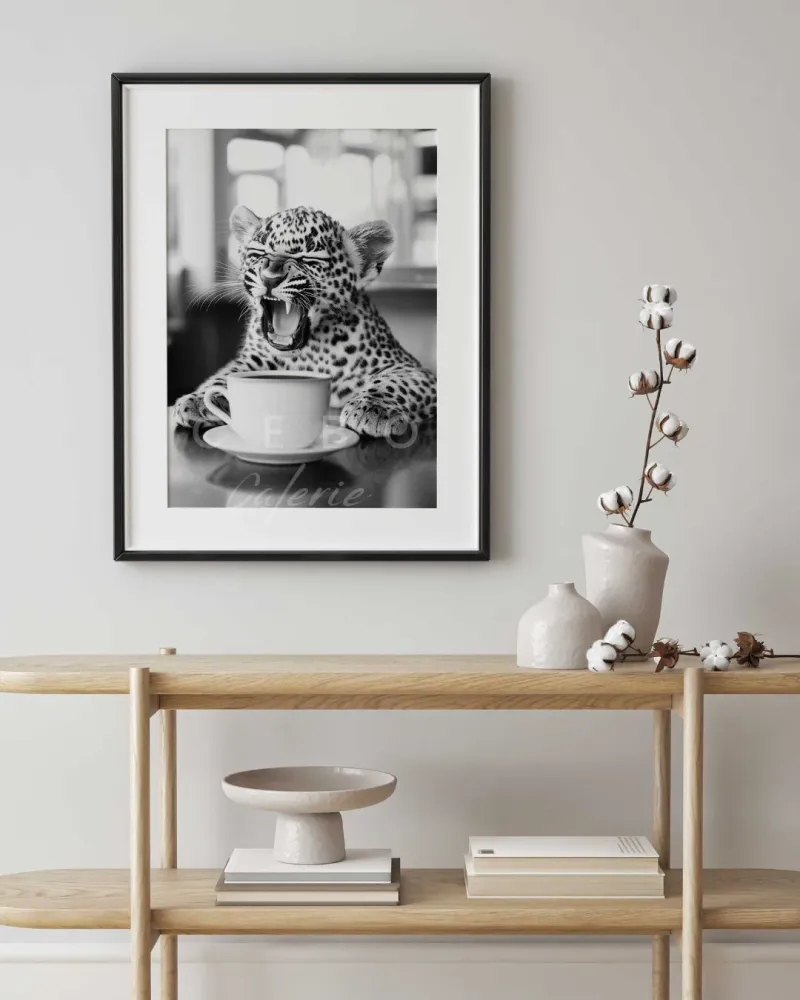 Affiche Café Sauvage CEBO Galerie