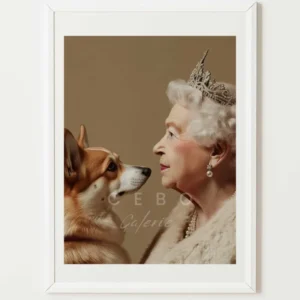 Affiche Le Corgi de la Reine CEBO Galerie