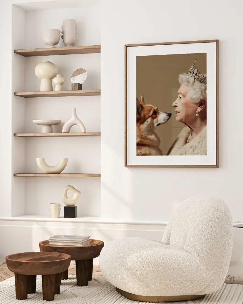 Affiche Le Corgi de la Reine CEBO Galerie
