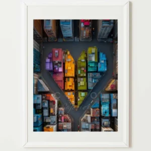 Affiche Cœur Urbain CEBO Galerie
