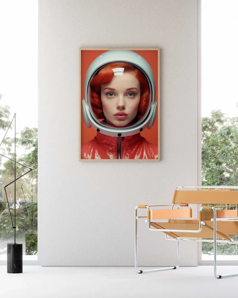Affiche Femme du Futur 3 CEBO Galerie