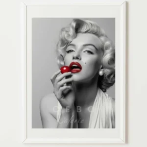 Affiche Marilyn Cerise CEBO Galerie