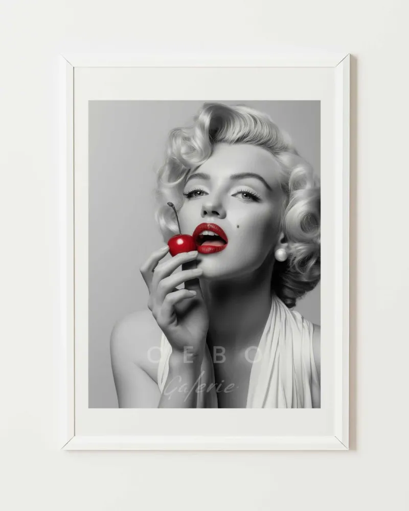 Affiche Marilyn Cerise CEBO Galerie