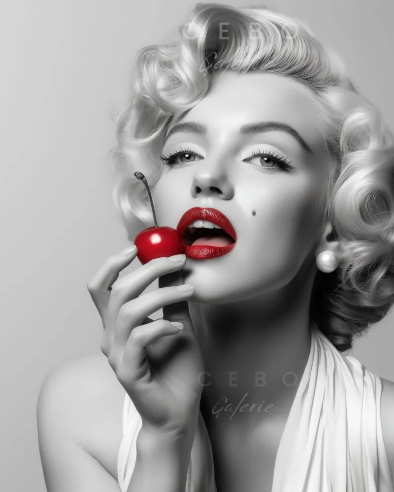 Affiche Marilyn Cerise CEBO Galerie