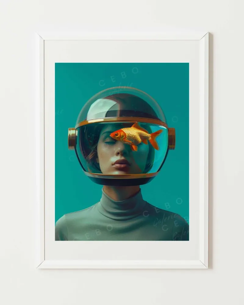 Affiche Poésie Aquatique CEBO Galerie