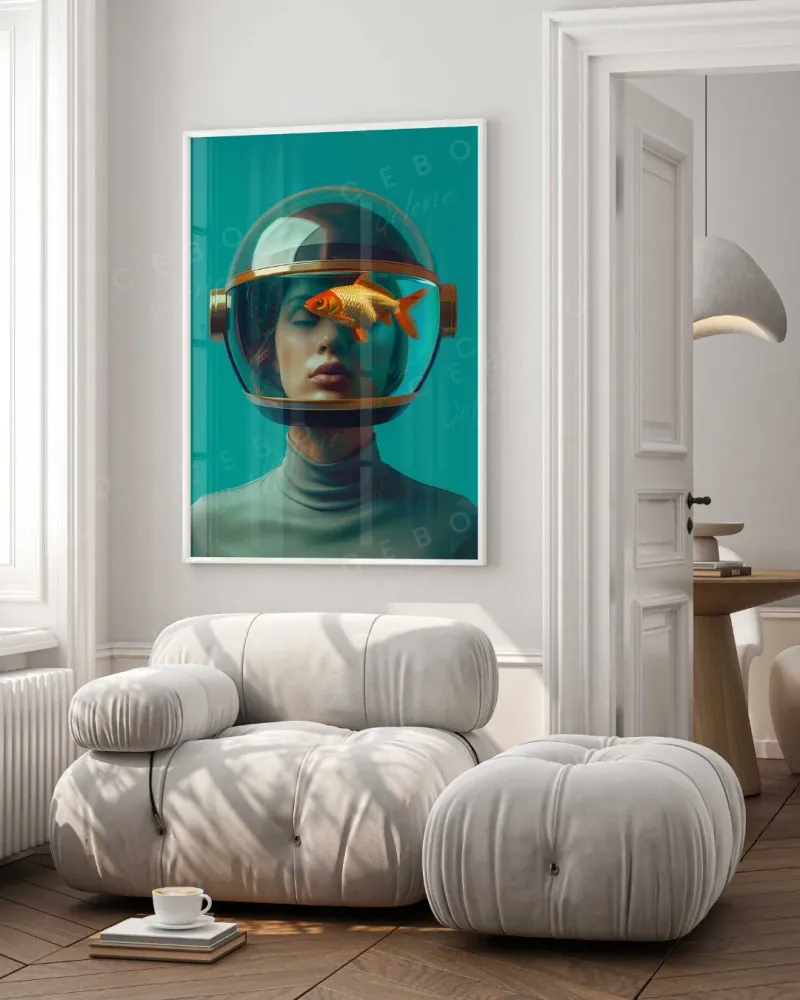 Affiche Poésie Aquatique CEBO Galerie
