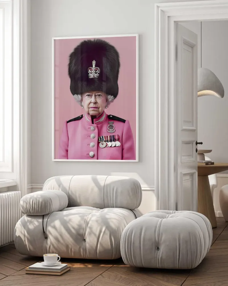 Affiche Royauté Rose CEBO Galerie