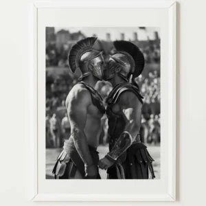 Affiche Étreinte Gladiateur CEBO Galerie