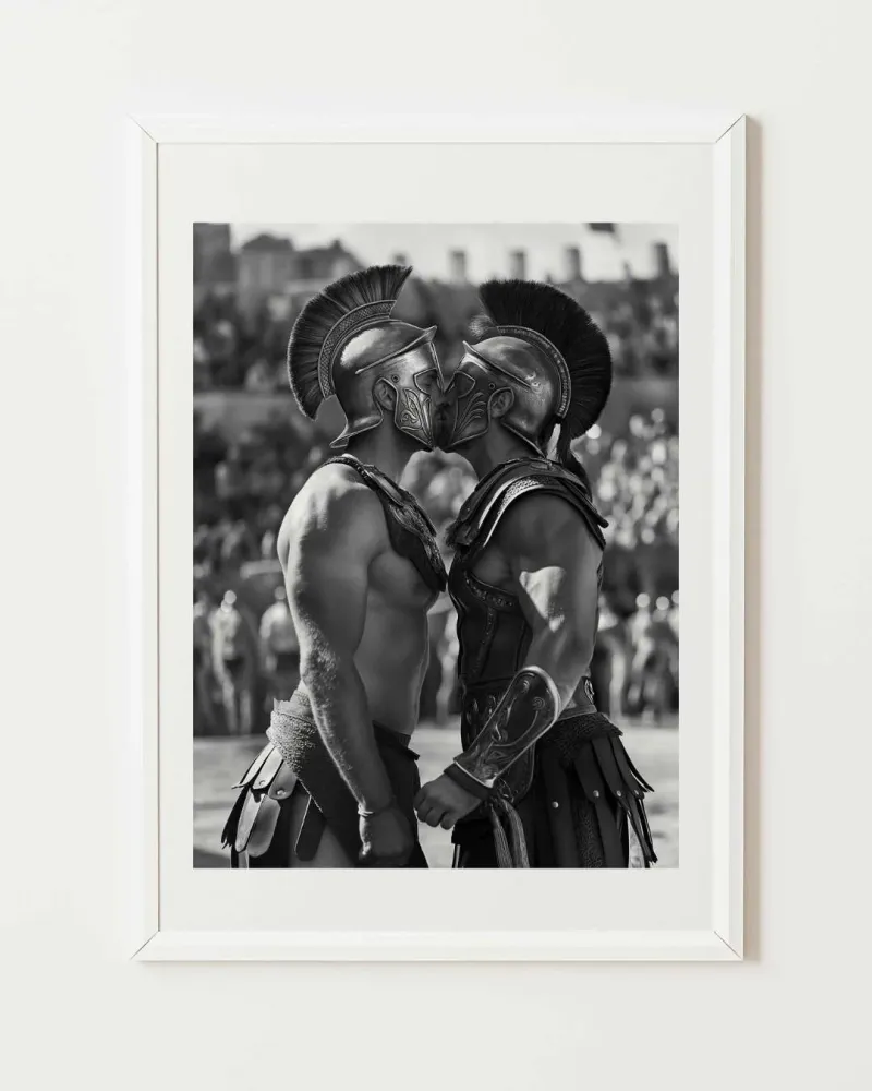 Affiche Étreinte Gladiateur CEBO Galerie