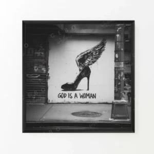 Tableau God Is Woman - Exemplaire Unique CEBO Galerie