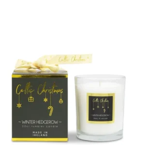 Celtic Christmas Winter Hedgehog 20cl Tumbler Candle Celtic Candles