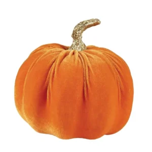 Citrouille velour orange Chaks