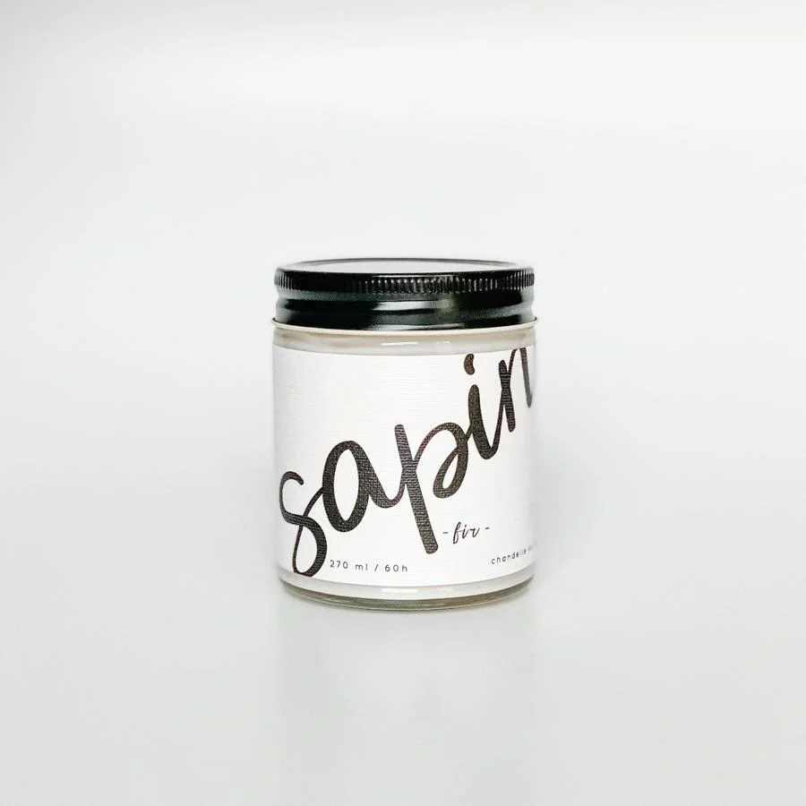 Chandelle de soya - Sapin