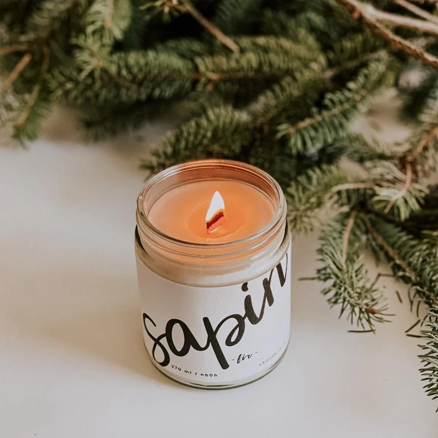 Chandelle de soya - Sapin