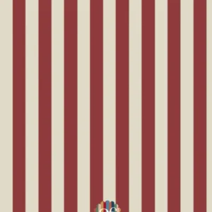 Échantillon de papier peint Atelier Florentine - Tiny Stripes rouge