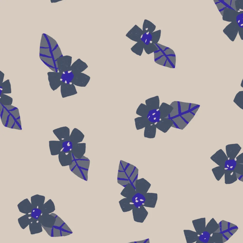 Échantillon de papier peint Meet Me at Wall - Poppy Flowers Soft Green - Natural North