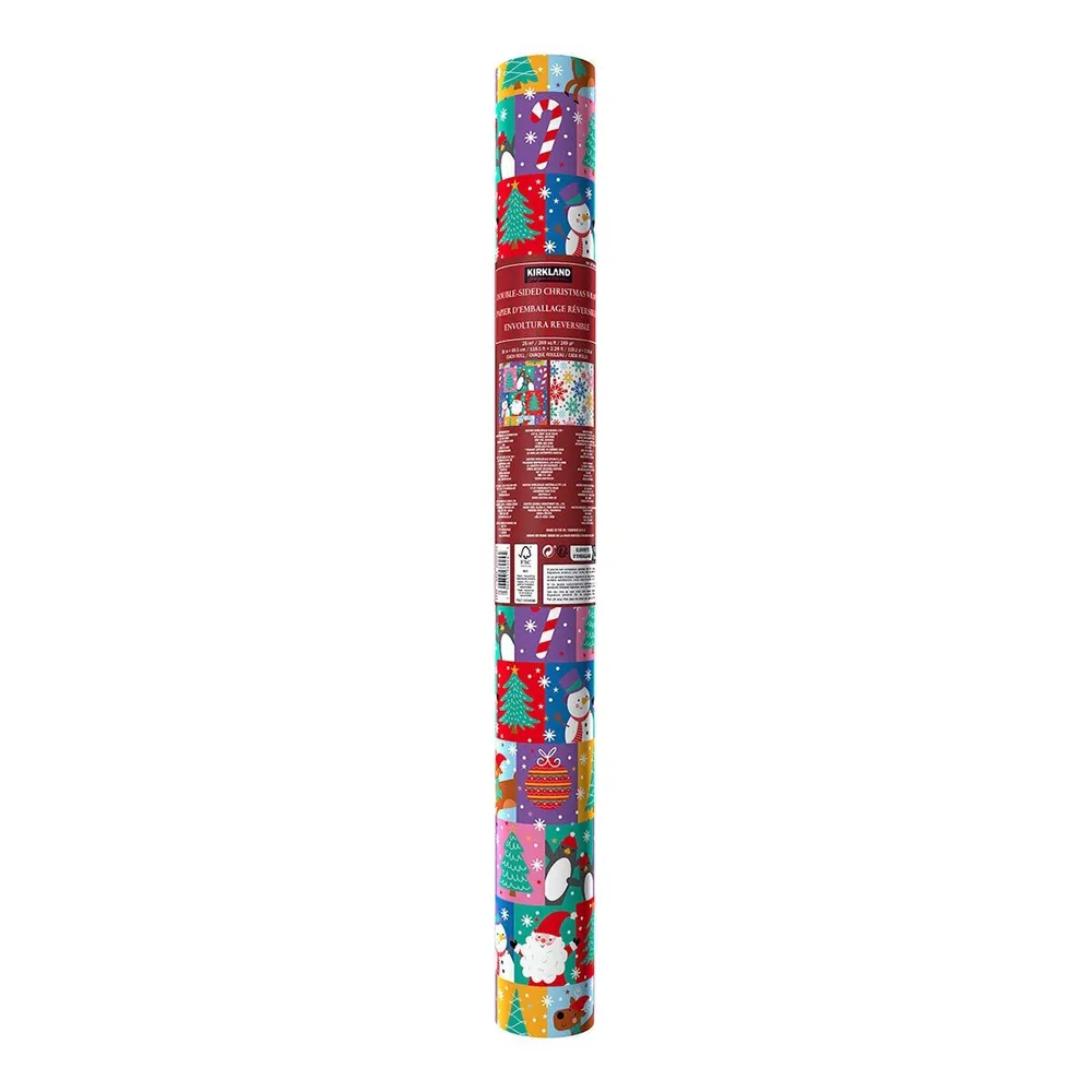 Papier d’emballage de Noël double face CHAP Aubaines
