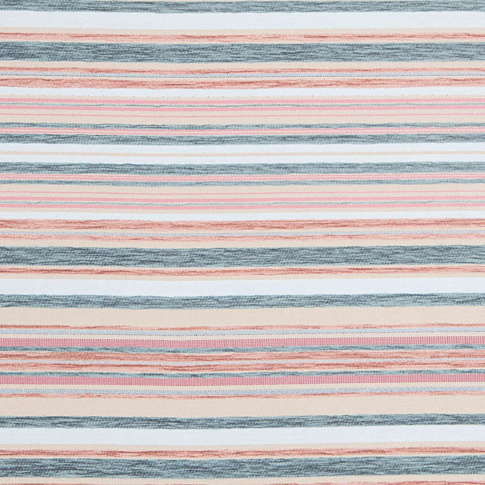 Chenille Rayures Bleu Ciel
