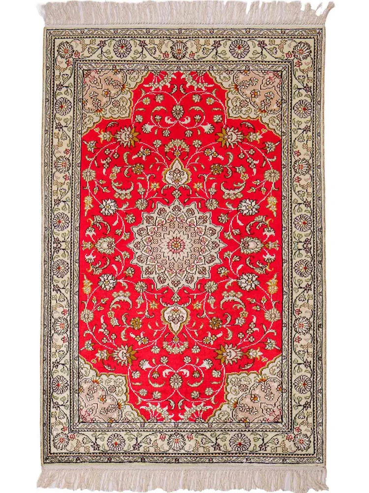 China Seide Tapis 122x78cm - Tapis oriental