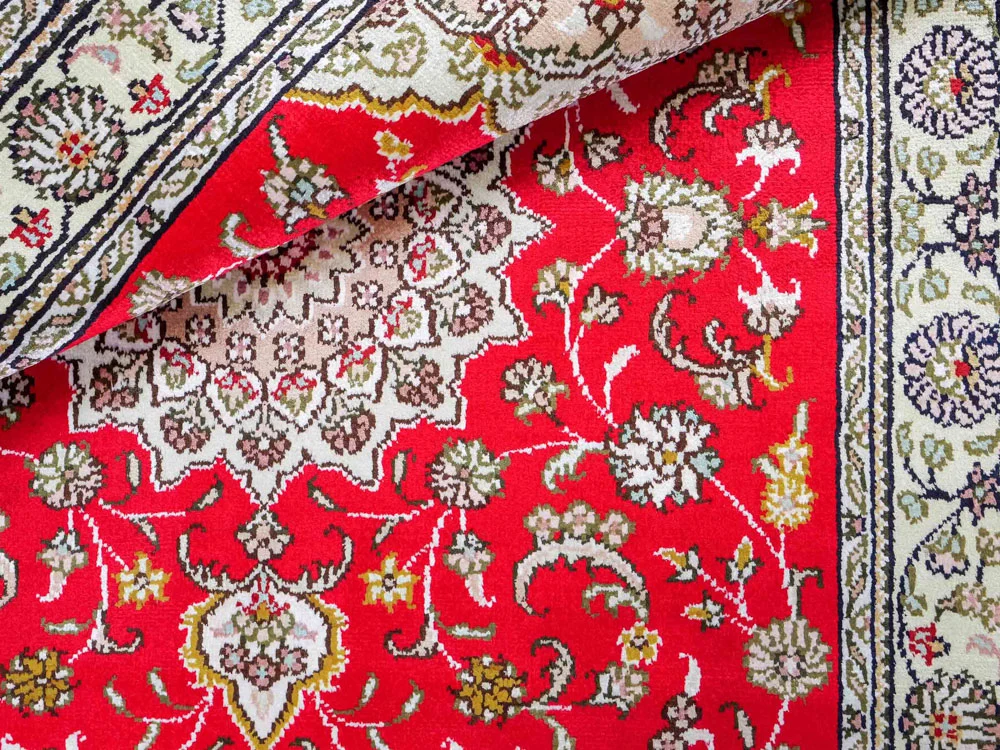 China Seide Tapis 122x78cm - Tapis oriental