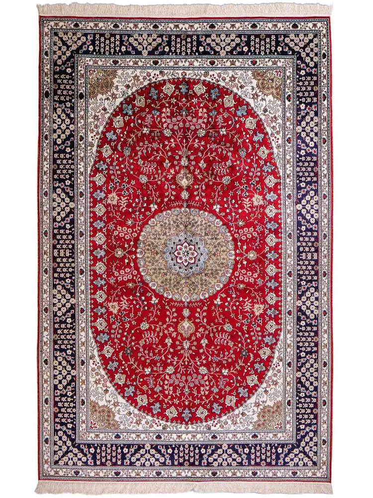 China Seide Tapis 246x152cm - Tapis oriental