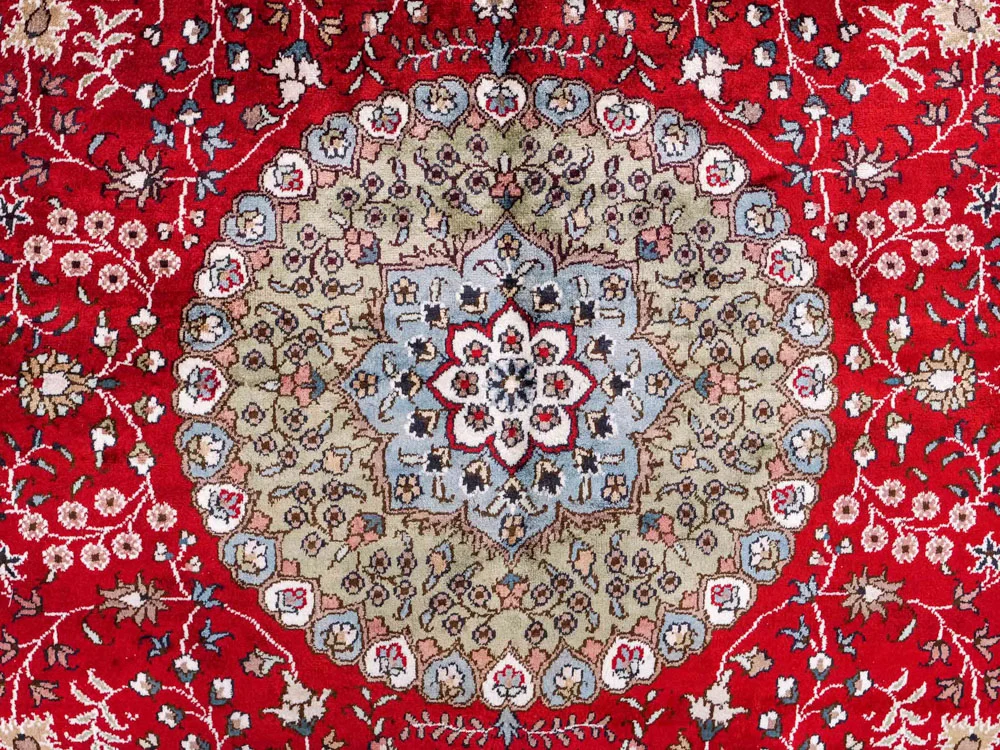 China Seide Tapis 246x152cm - Tapis oriental