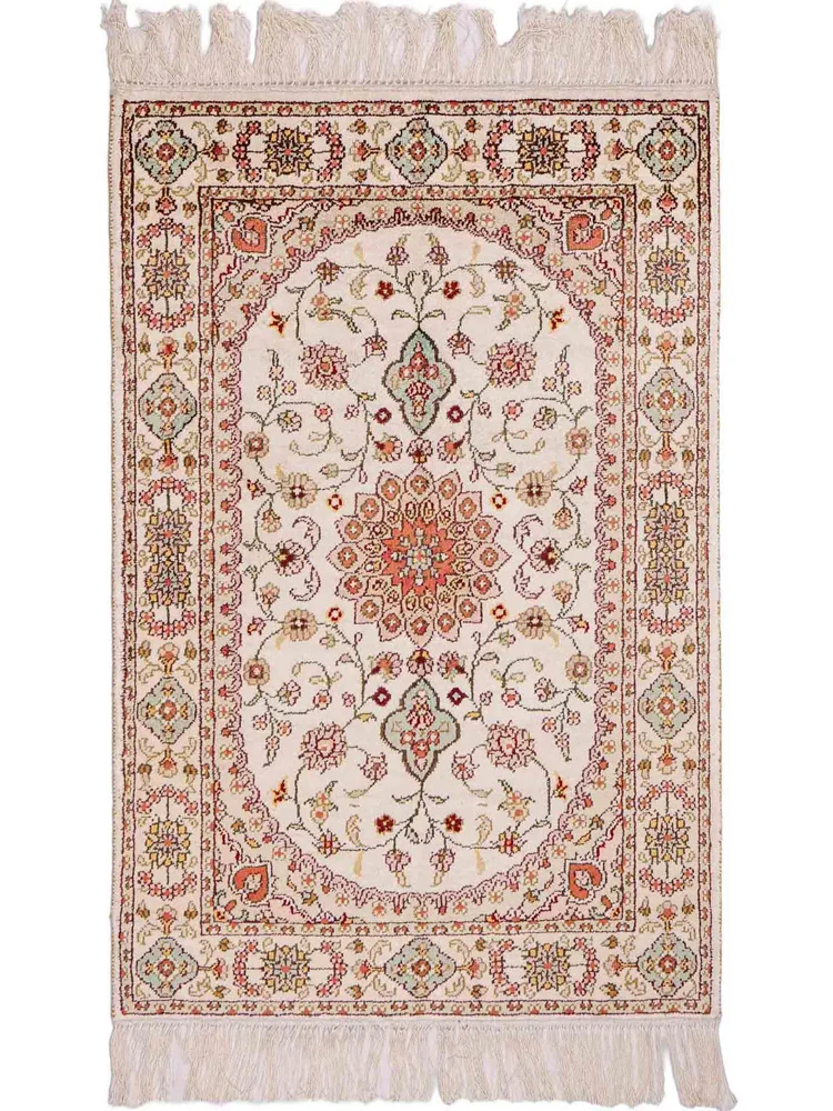 China Seide Tapis 89x59cm - Tapis oriental
