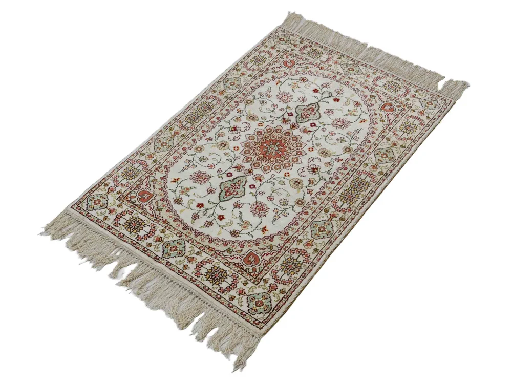 China Seide Tapis 89x59cm - Tapis oriental