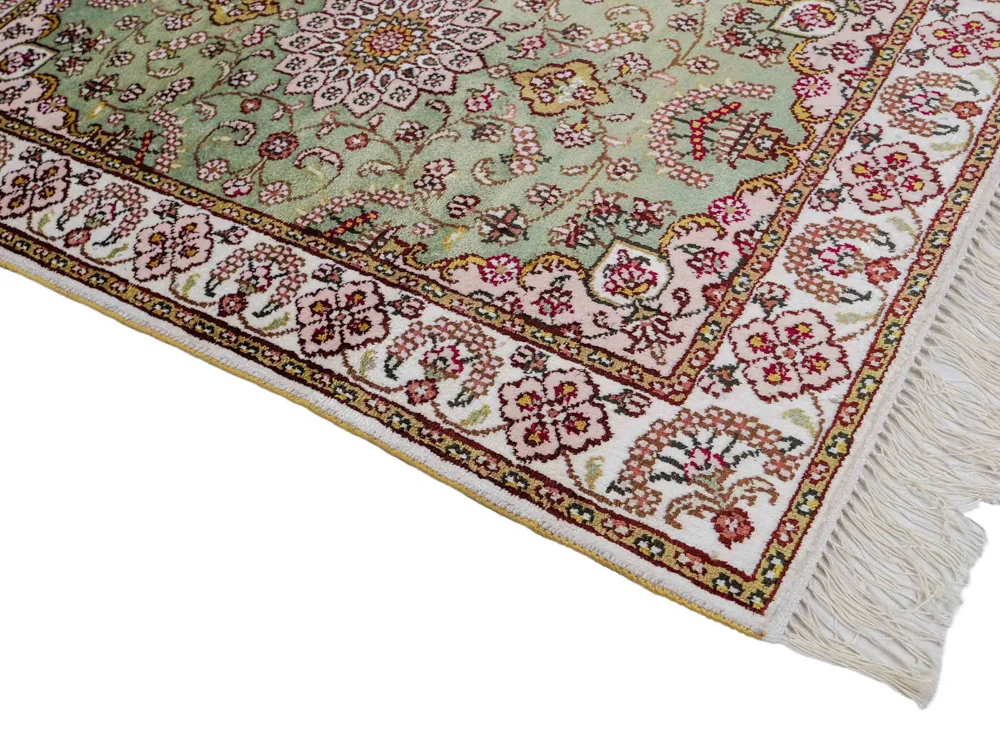 China Seide Tapis 93x63cm - Tapis oriental