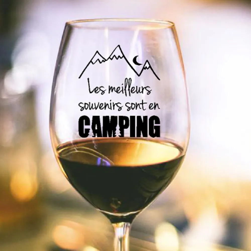 Décalque de vinyle - Les meilleurs souvenirs sont en camping ! V2 Chouette Fabrique