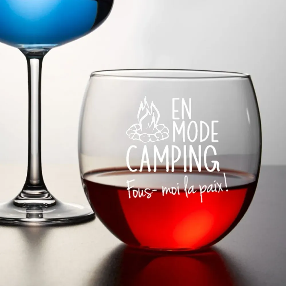 Décalque de vinyle - En mode CAMPING - Fous-moi la paix ! Chouette Fabrique