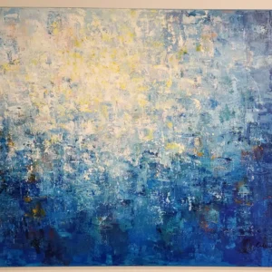 ébranlablement - tableau 30 x 40 à l'acrylique par Christine Mercier Christine Mercier art