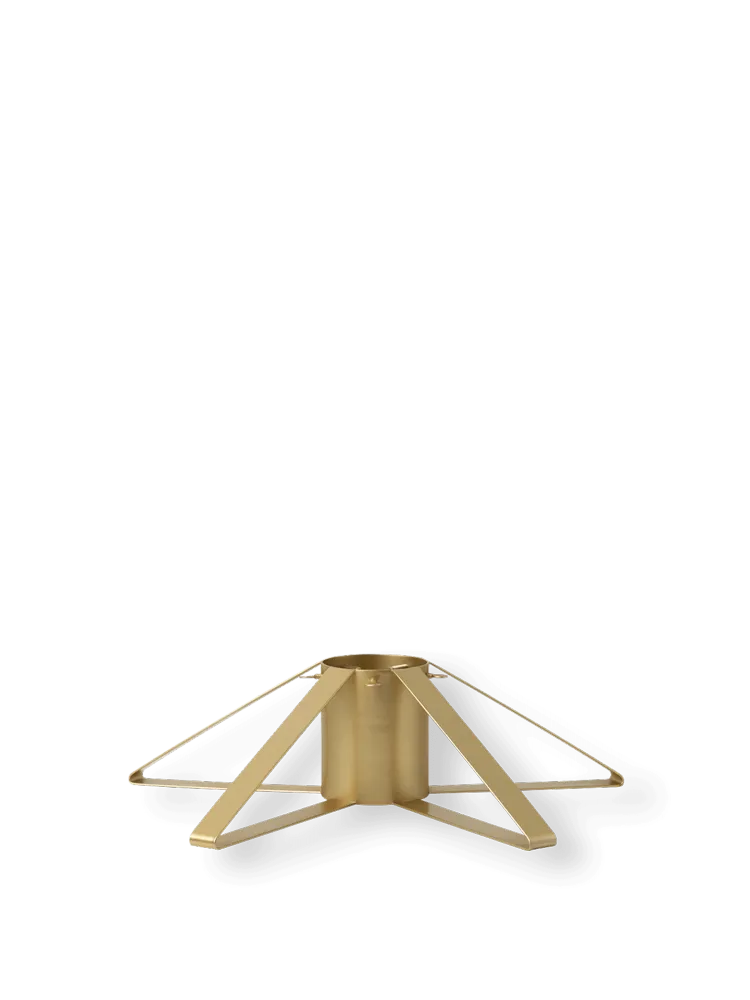Christmas Tree Foot - Brass