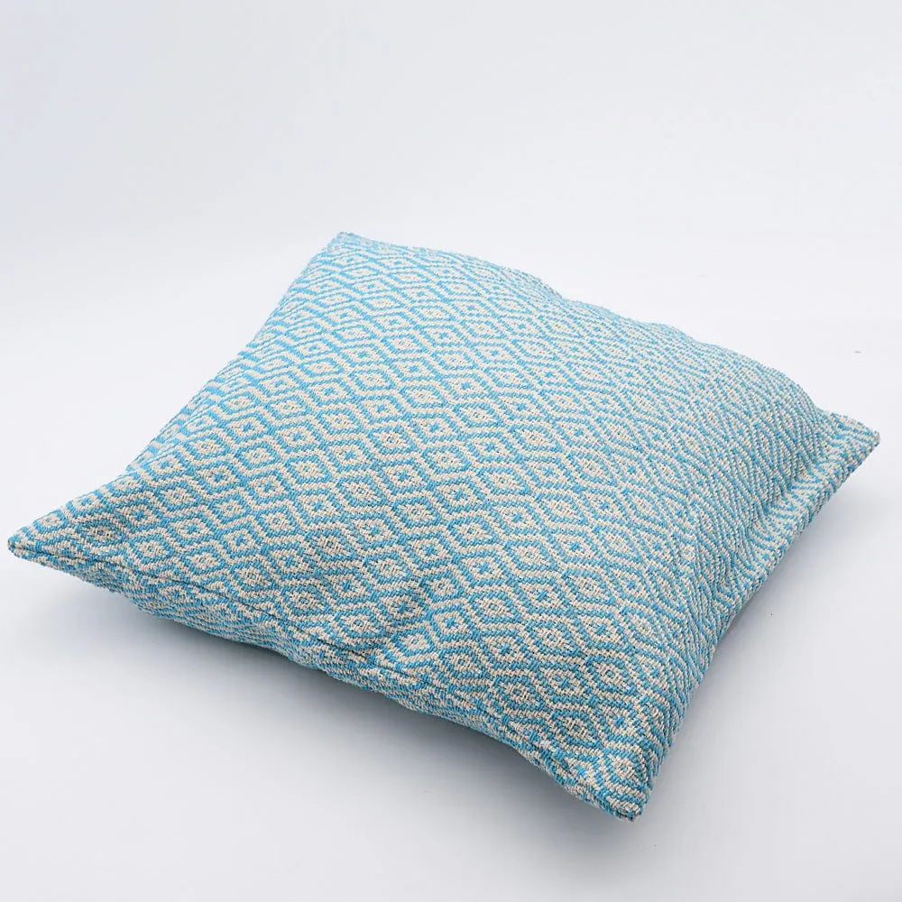 Housse de coussin 50x50 "Losango" - Turquoise CICA