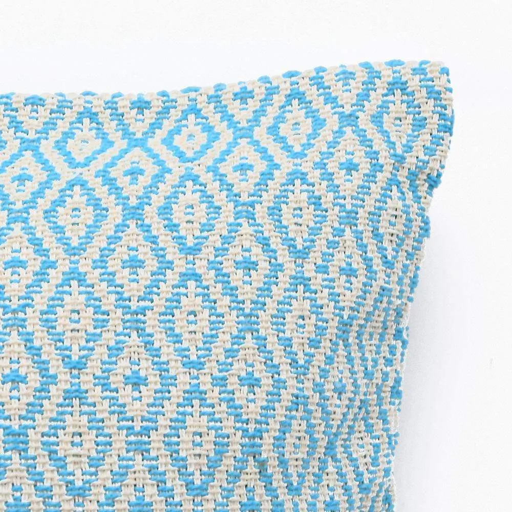 Housse de coussin 50x50 "Losango" - Turquoise CICA