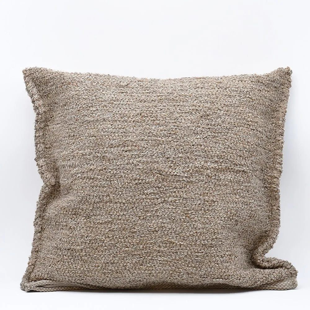 Housse de coussin artisanale 60x60 - Beige CICA