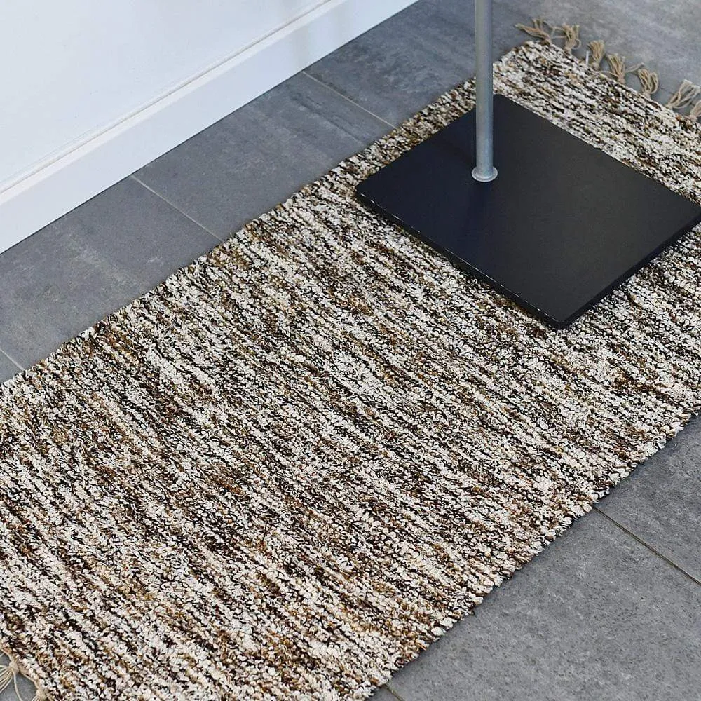 Tapis Artisanal - Beige moucheté CICA